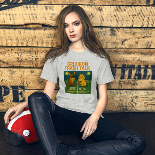 Gridiron Trash Talk Tee | Bella + Canvas (unisex) - Image 4