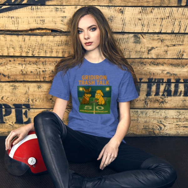 Gridiron Trash Talk Tee | Bella + Canvas (unisex) - Image 3