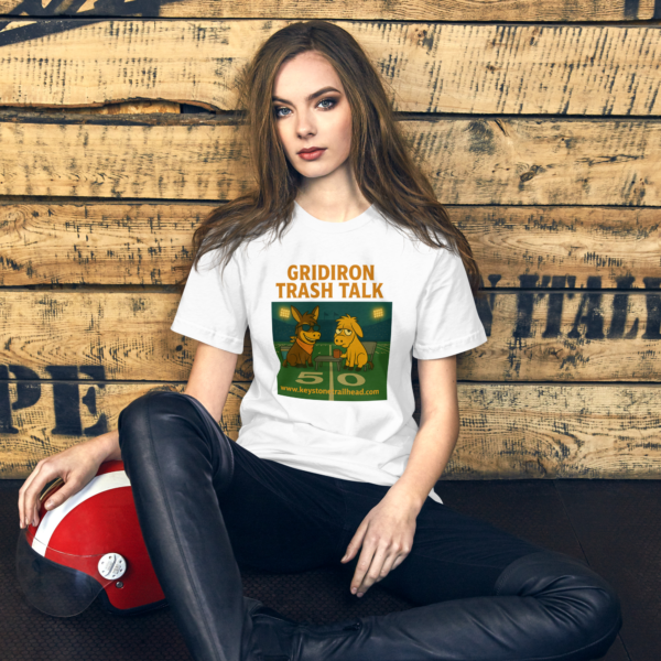 Gridiron Trash Talk Tee | Bella + Canvas (unisex) - Image 5