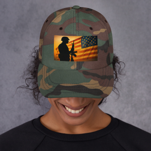 atriot’s Pride Dad Hat – Stand for the Flag, Honor the Brave