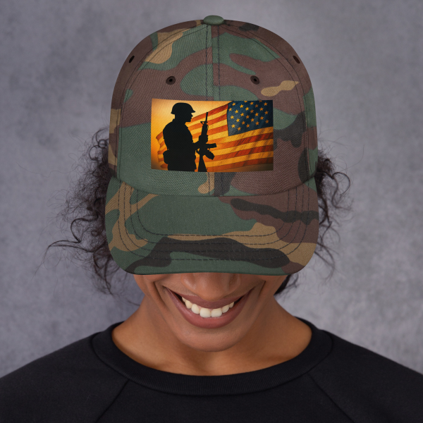 atriot’s Pride Dad Hat – Stand for the Flag, Honor the Brave
