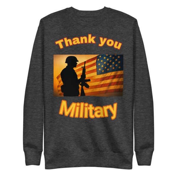Thank You Military – Patriotic Sweatshirt (unisex) - Image 3