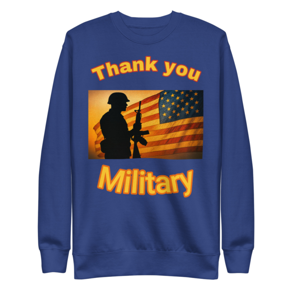 Thank You Military – Patriotic Sweatshirt (unisex) - Image 4