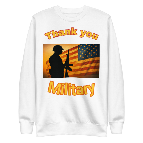 Thank You Military – Patriotic Sweatshirt (unisex) - Image 6
