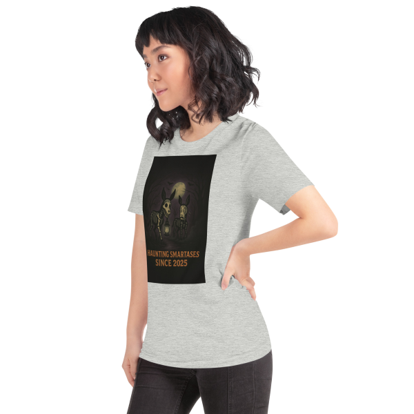 Haunting Smartasses Tee – Limited Edition Halloween Skeleton Donkeys - Image 21