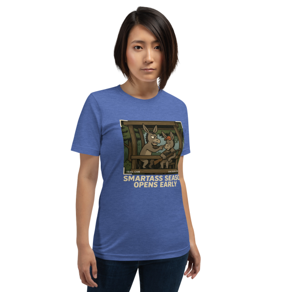 Smartass Season Tee – Opens Early, Hunt with Humor - Image 3