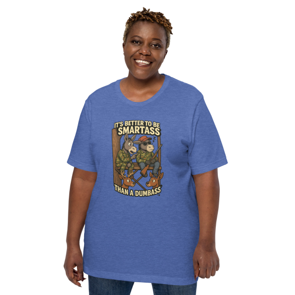 Hunting Season Comedy Tee – Donkey Duo Smartass Style - Image 5