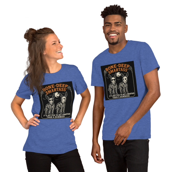 Bone-Deep Smartass Halloween Tee – Bella + Canvas Unisex - Image 3