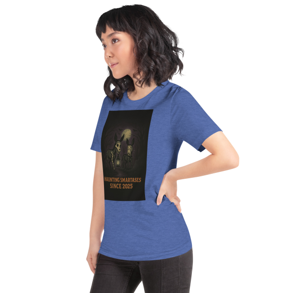 Haunting Smartasses Tee – Limited Edition Halloween Skeleton Donkeys - Image 11