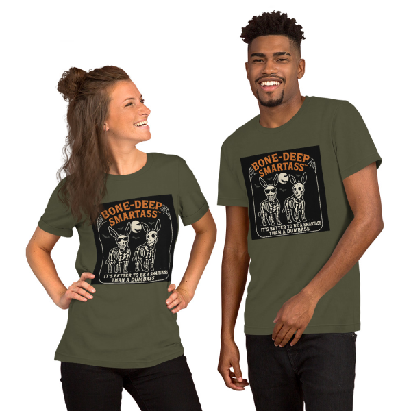 Bone-Deep Smartass Halloween Tee – Bella + Canvas Unisex - Image 2