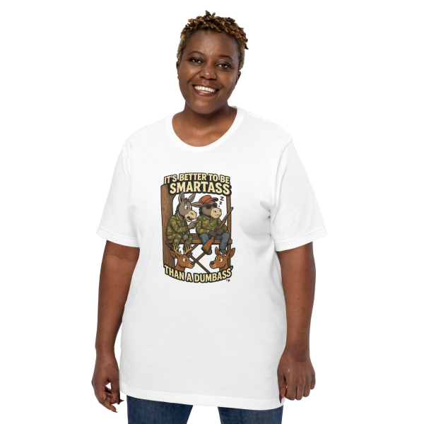 Hunting Season Comedy Tee – Donkey Duo Smartass Style - Image 9