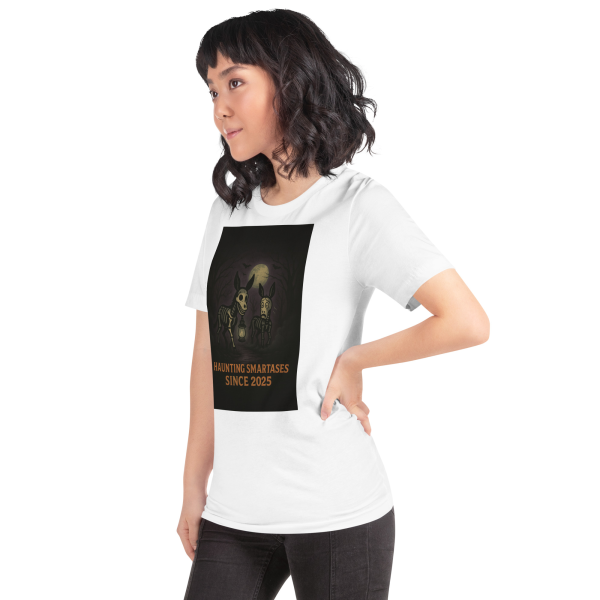 Haunting Smartasses Tee – Limited Edition Halloween Skeleton Donkeys - Image 26