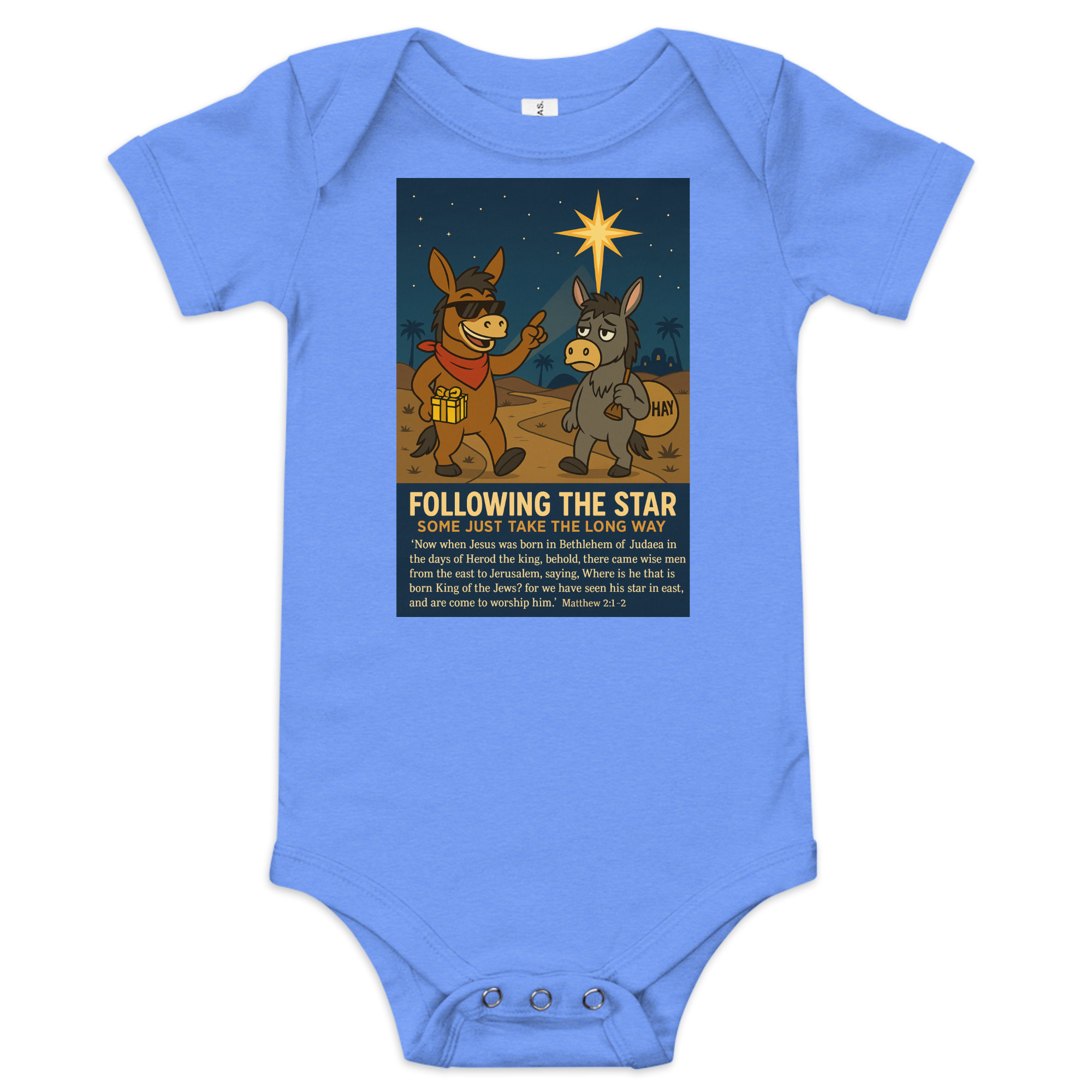 “Following a Star” – Christmas Baby One Piece - Image 3