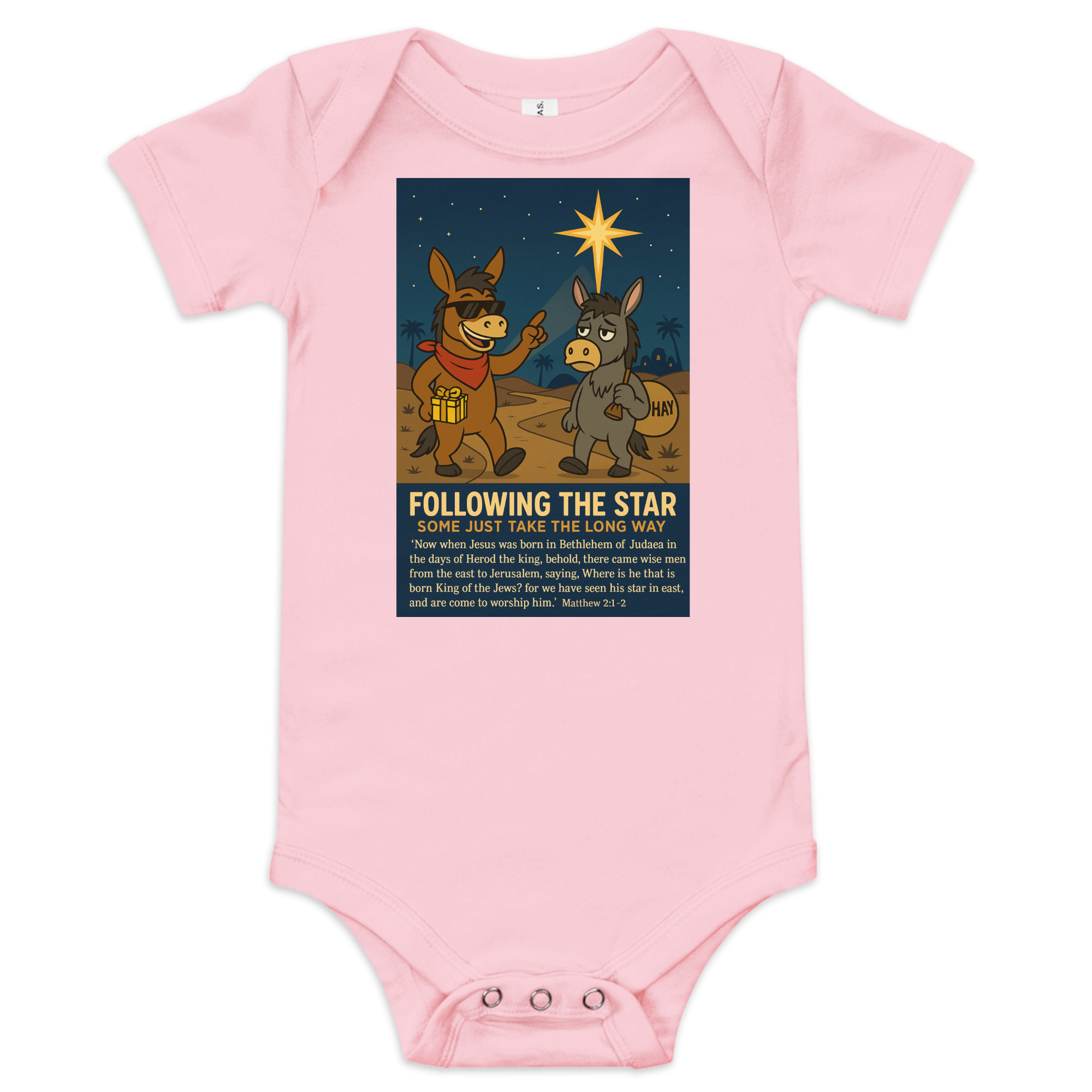 “Following a Star” – Christmas Baby One Piece - Image 5
