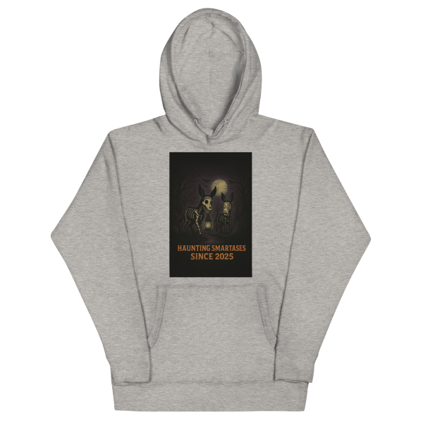 Haunting Smartasses Hoodie – Skeleton Donkey Halloween Edition - Image 4