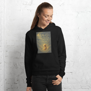 “Before I Formed You” Hoodie – Jeremiah 1:5 Faith-Based Heartbeat Design