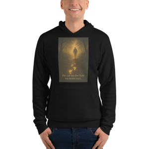He Carries the Lives We Never Met – Bella+Canvas 3719 Unisex Pullover Hoodie