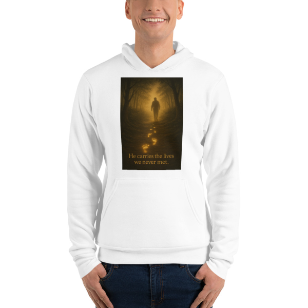 He Carries the Lives We Never Met – Bella+Canvas 3719 Unisex Pullover Hoodie - Image 7