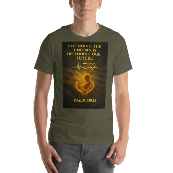 Defending the Unborn Tee – Psalm 139:13 Patriotic Faith Edition - Image 2