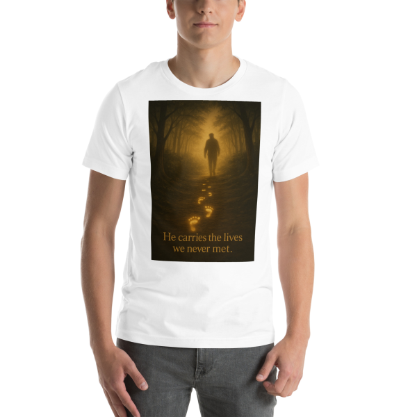 “He Carries the Lives We Never Met” – Faith & Remembrance Tee - Image 5