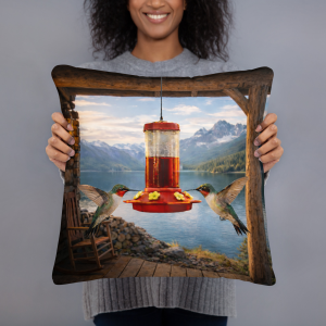 Hummingbird Mountain Accent Pillow – Keystone Trailhead
