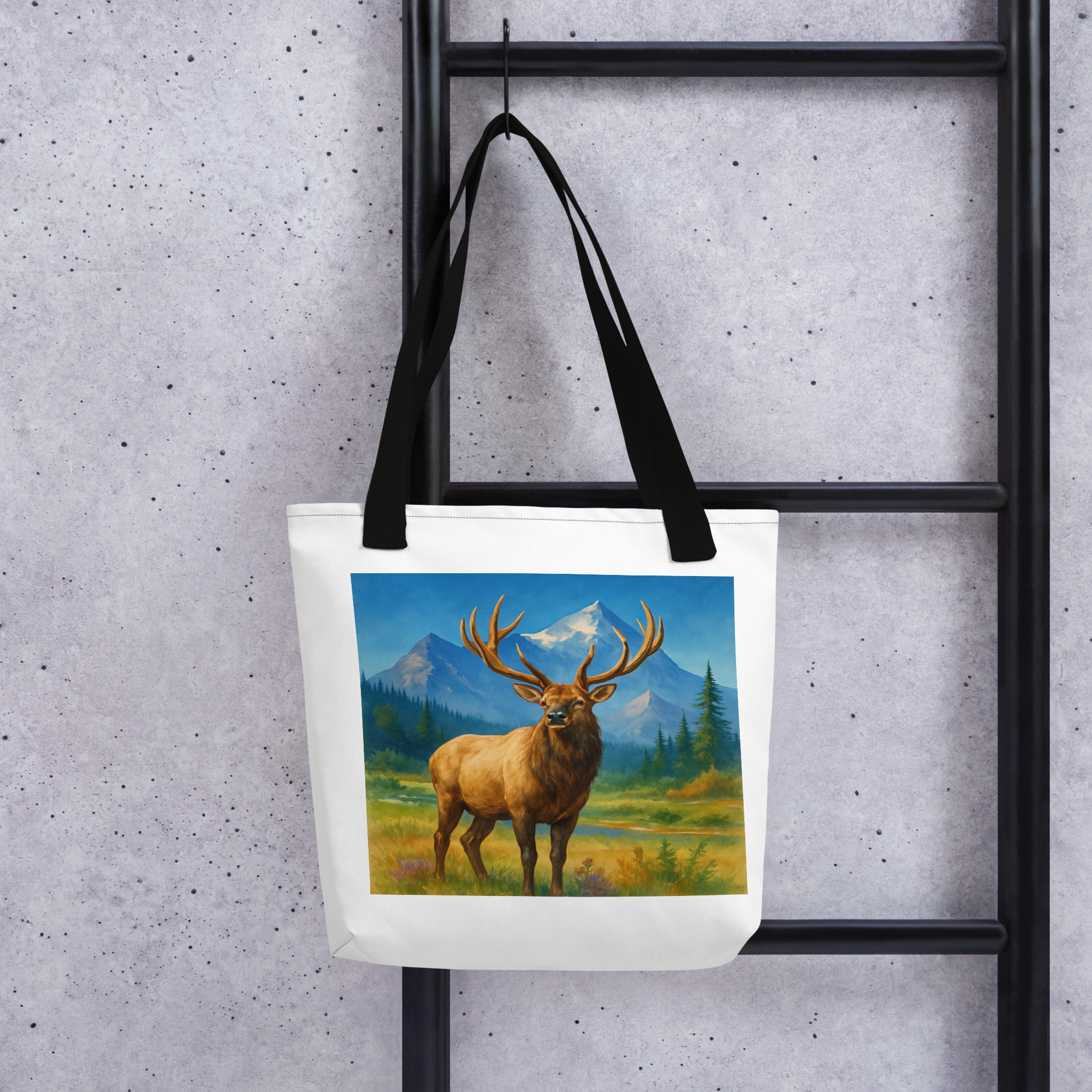 Majestic Elk Wilderness Tote – Built for the Trail Ahead - Image 2