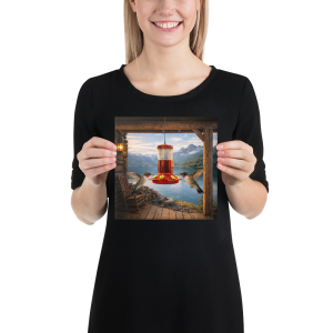 Hummingbird Mountain Canvas Print – Keystone Trailhead