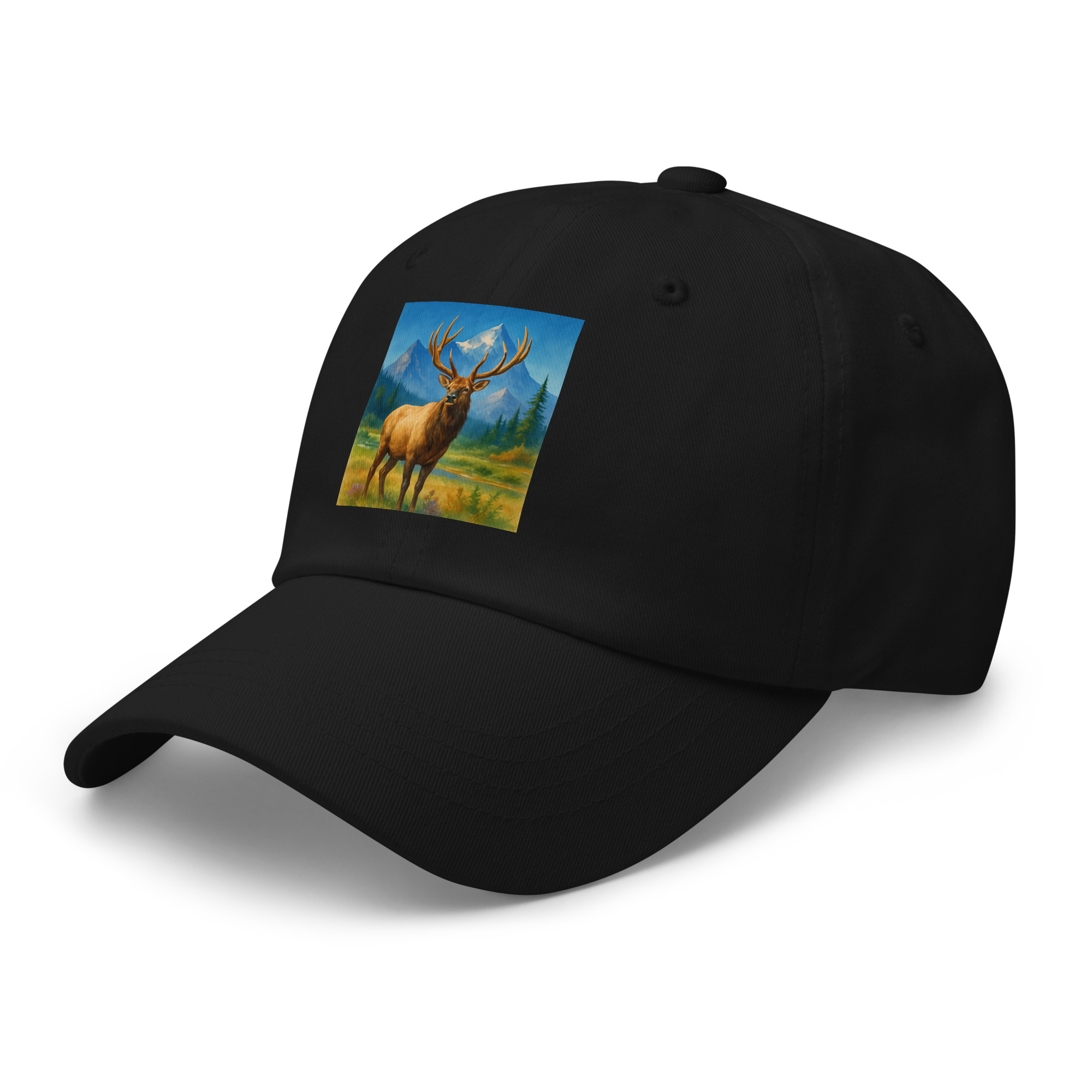 Majestic Elk Dad Hat – Built for the Trail Ahead - Image 6
