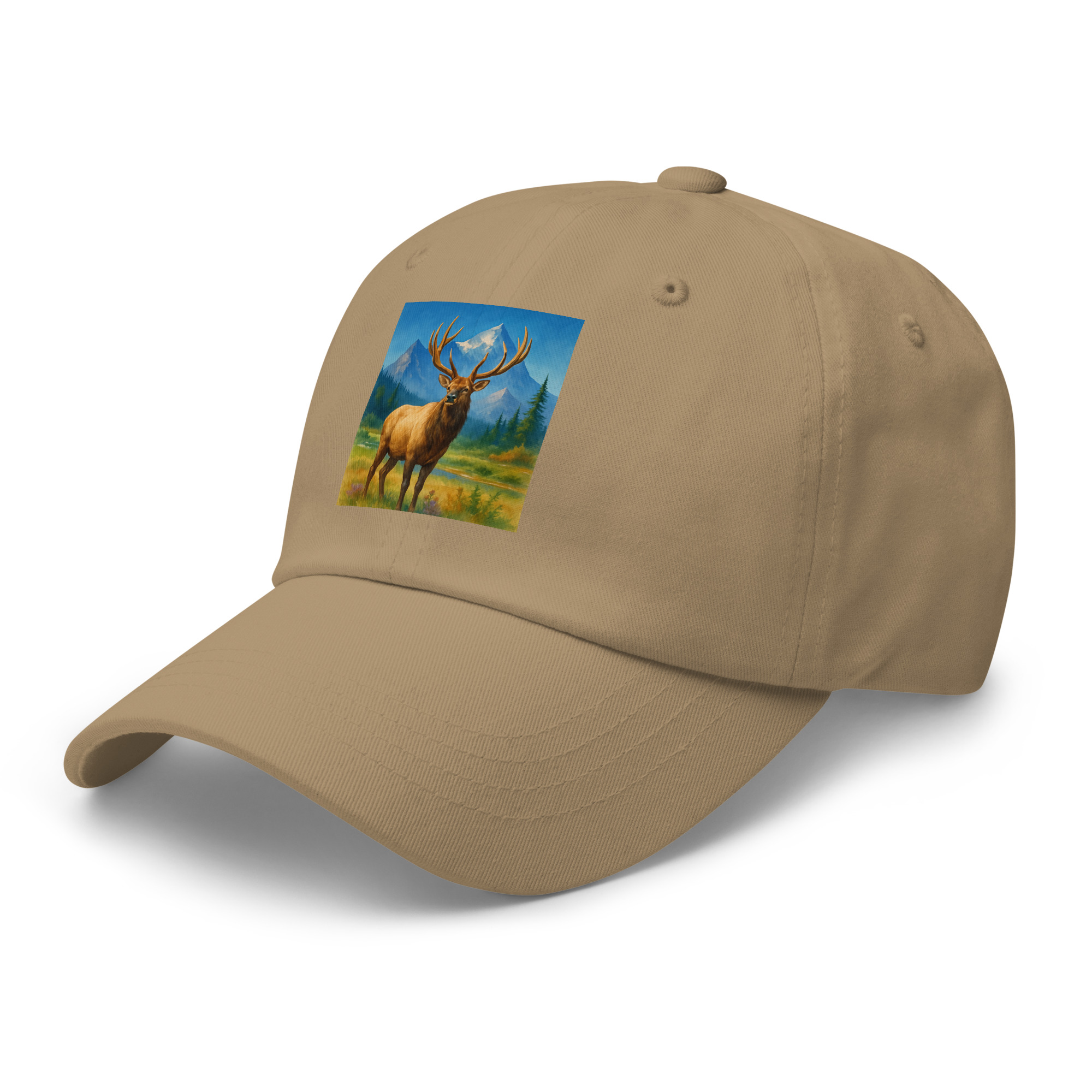 Majestic Elk Dad Hat – Built for the Trail Ahead - Image 10