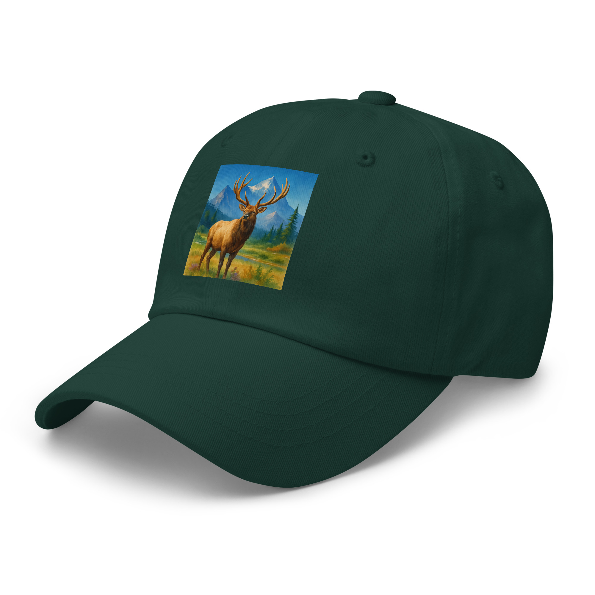 Majestic Elk Dad Hat – Built for the Trail Ahead - Image 8
