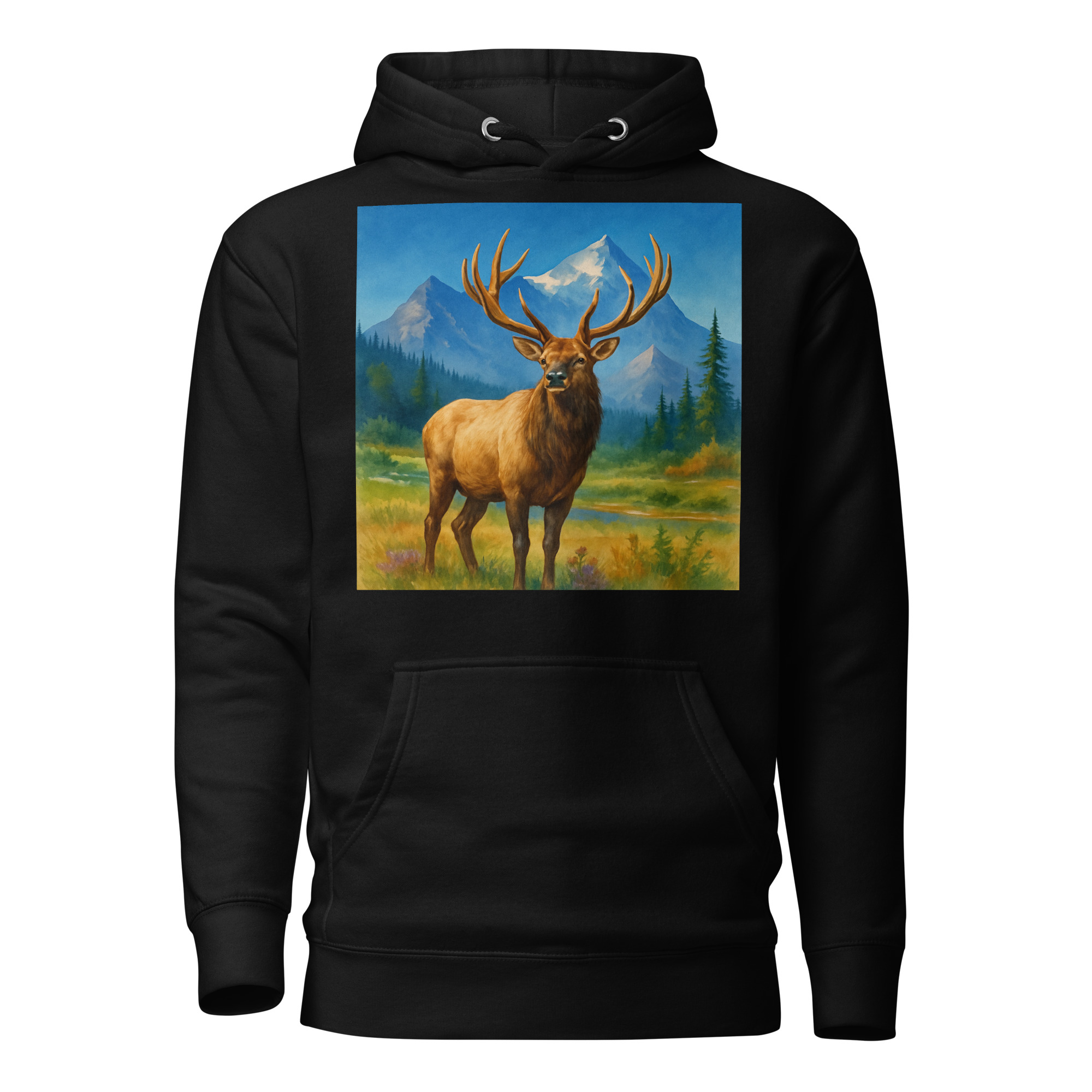 Majestic Elk Hoodie – Built for the Trail Ahead