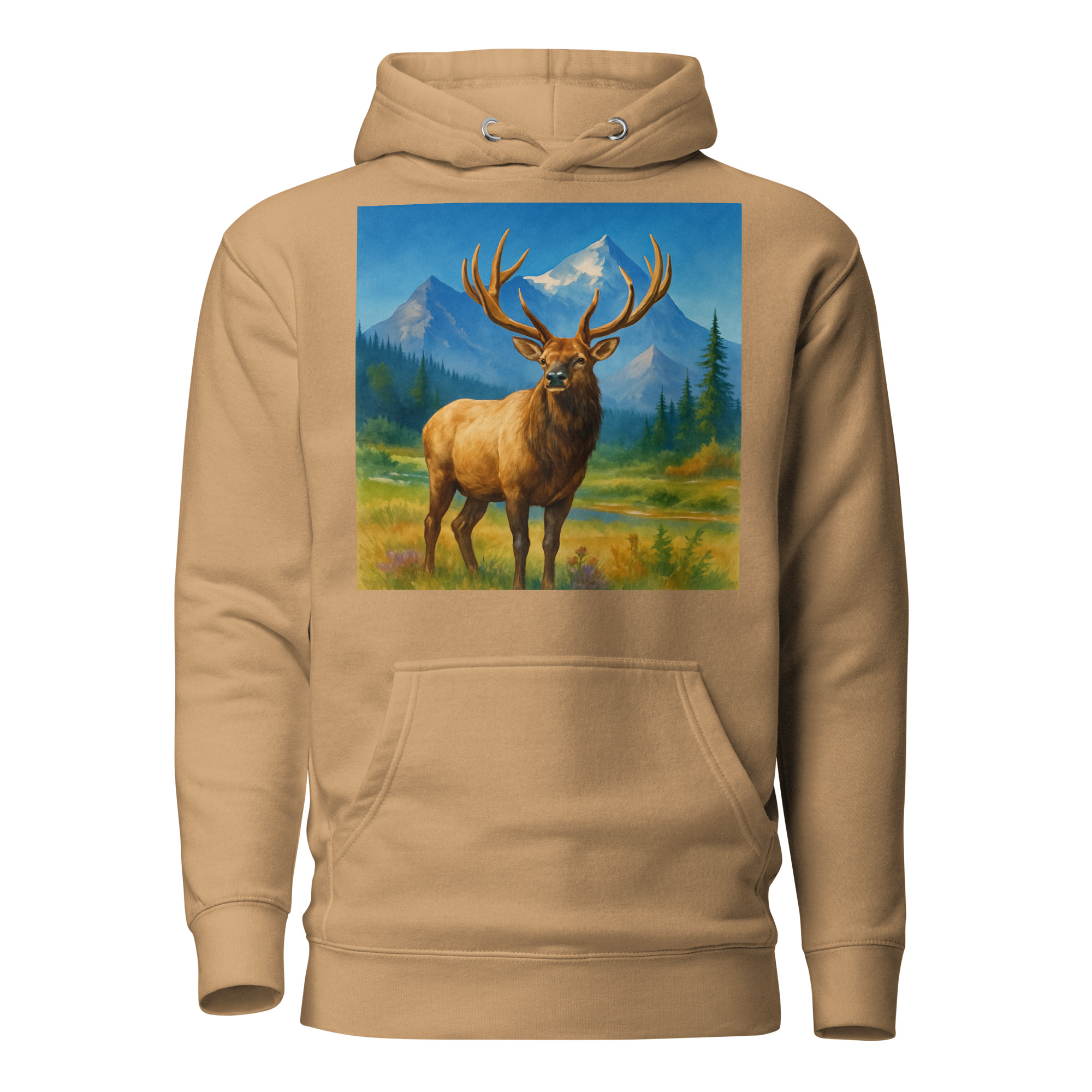 Majestic Elk Hoodie – Built for the Trail Ahead - Image 7