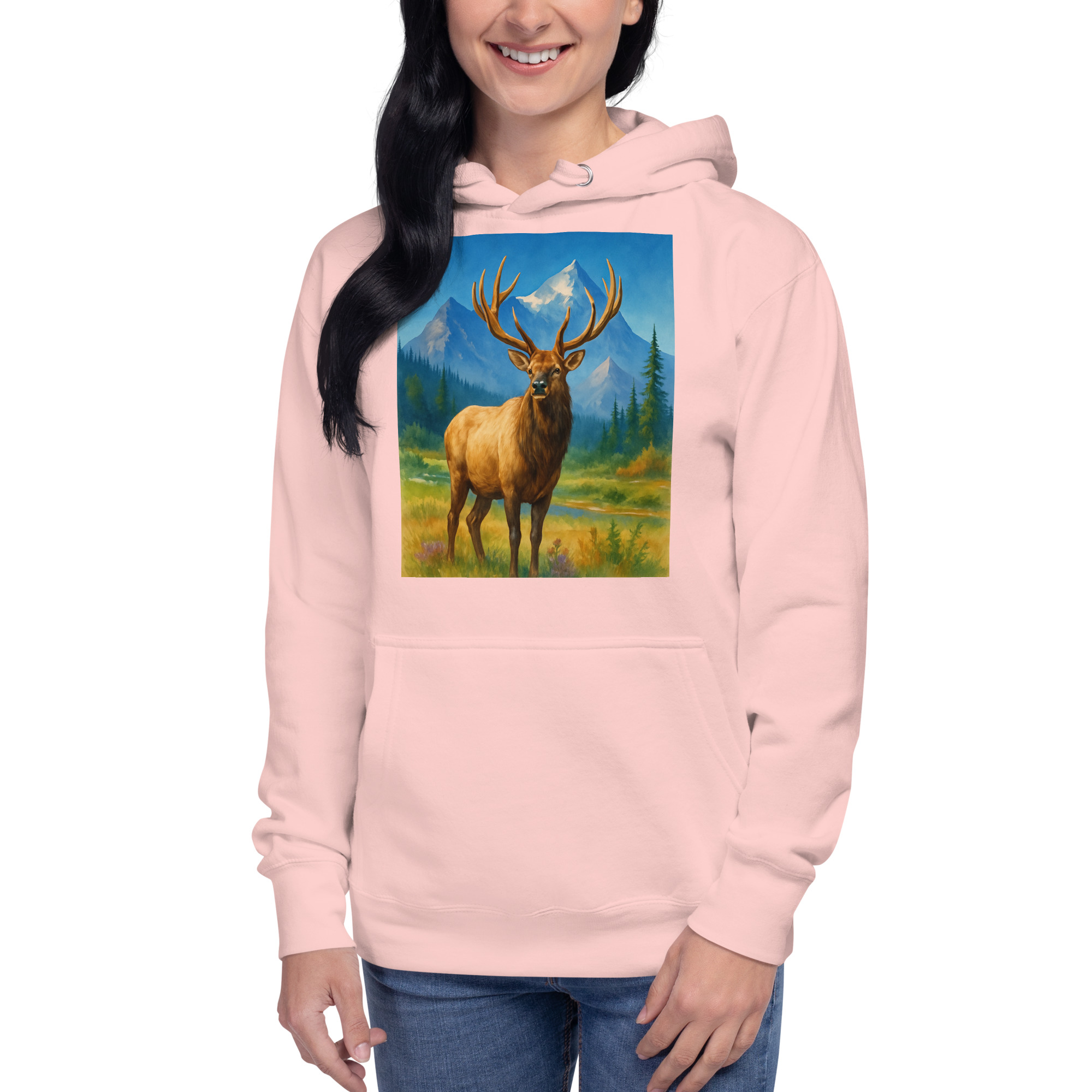 Majestic Elk Hoodie – Built for the Trail Ahead - Image 12