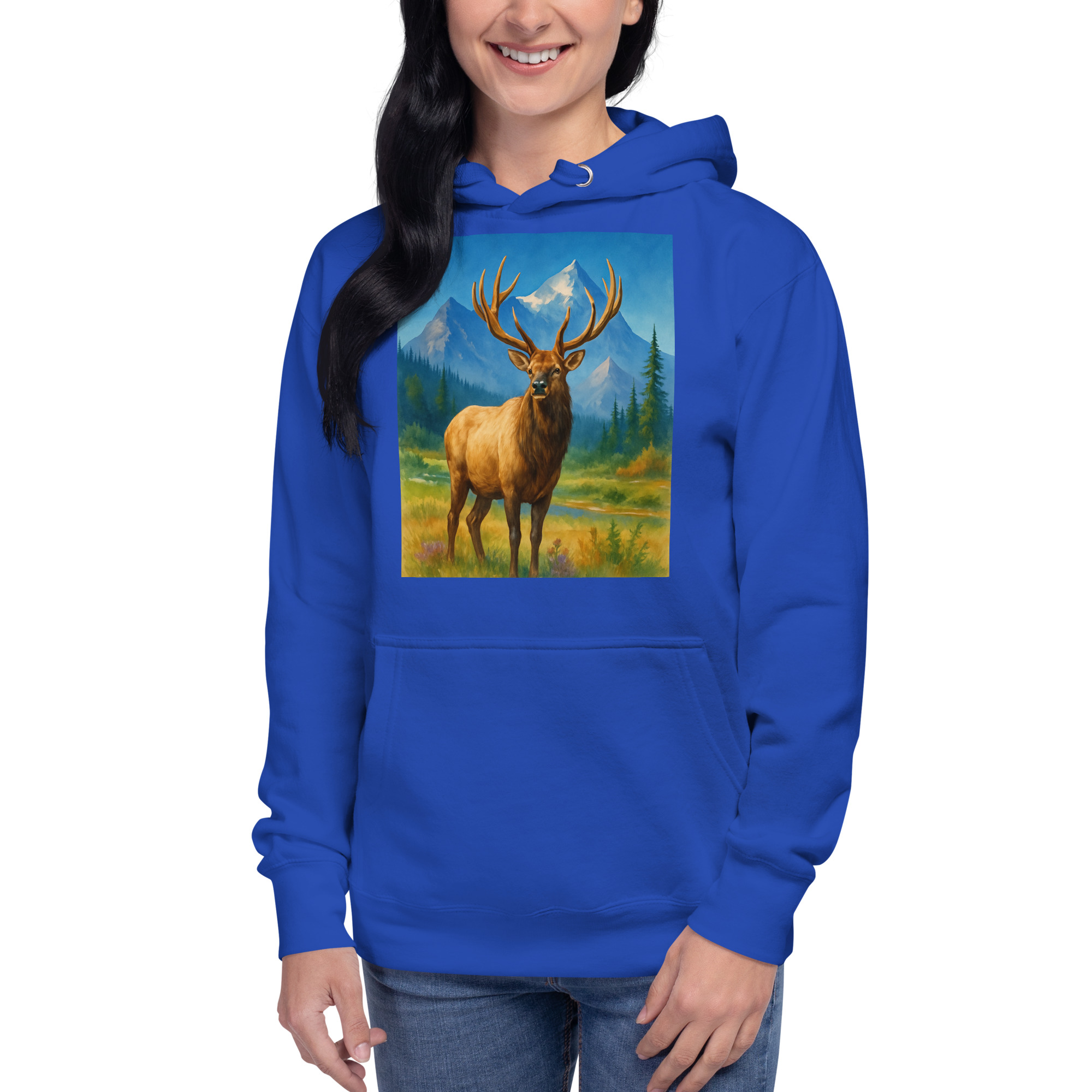 Majestic Elk Hoodie – Built for the Trail Ahead - Image 15