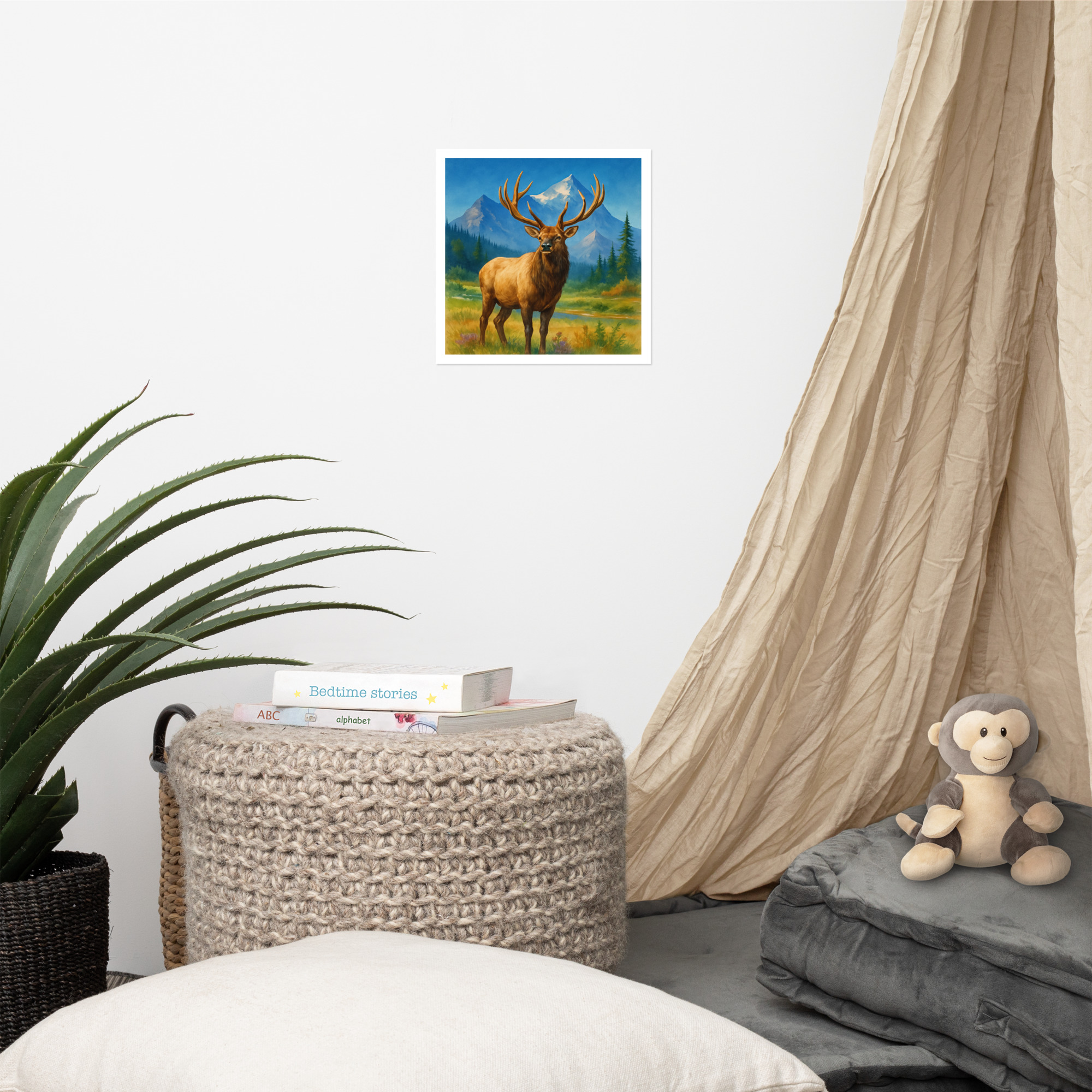 Majestic Elk Wilderness Poster – Rustic Mountain Wall Art - Image 7