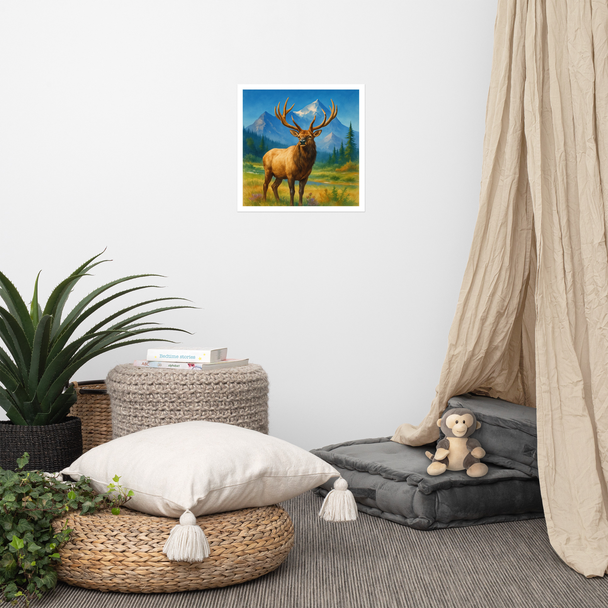 Majestic Elk Wilderness Poster – Rustic Mountain Wall Art - Image 12