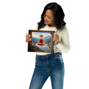 Hummingbird Mountain Metal Wall Art – Keystone Trailhead