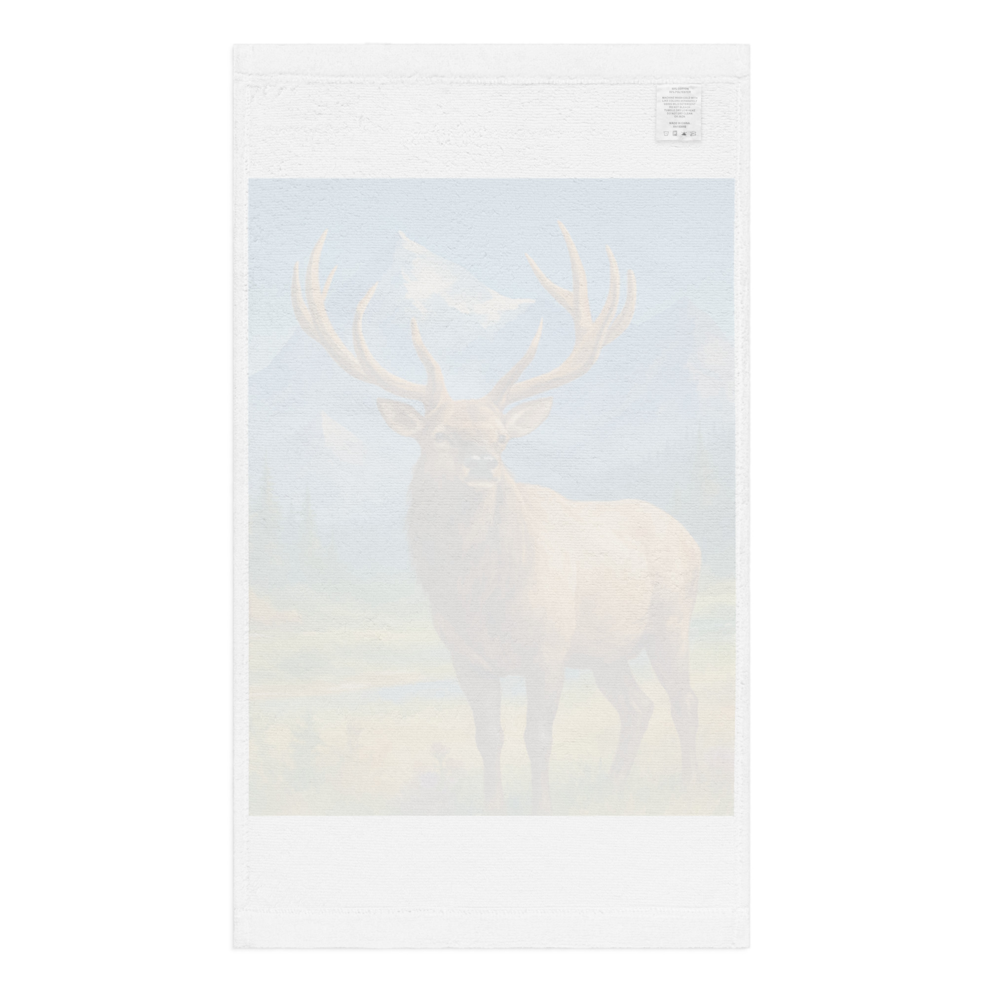 Majestic Elk Hand Towel – Built for the Trail Ahead - Image 2