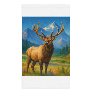 Majestic Elk Hand Towel – Built for the Trail Ahead