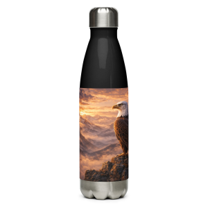 Majestic Eagle Stainless Steel Water Bottle – Built for the Trail Ahead