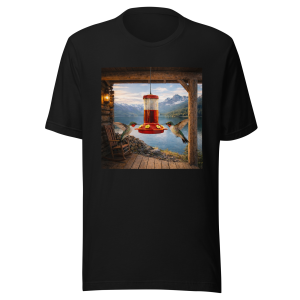 Keystone Trailhead Hummingbird Mountain T-Shirt – Rustic Cabin Wildlife Graphic Tee