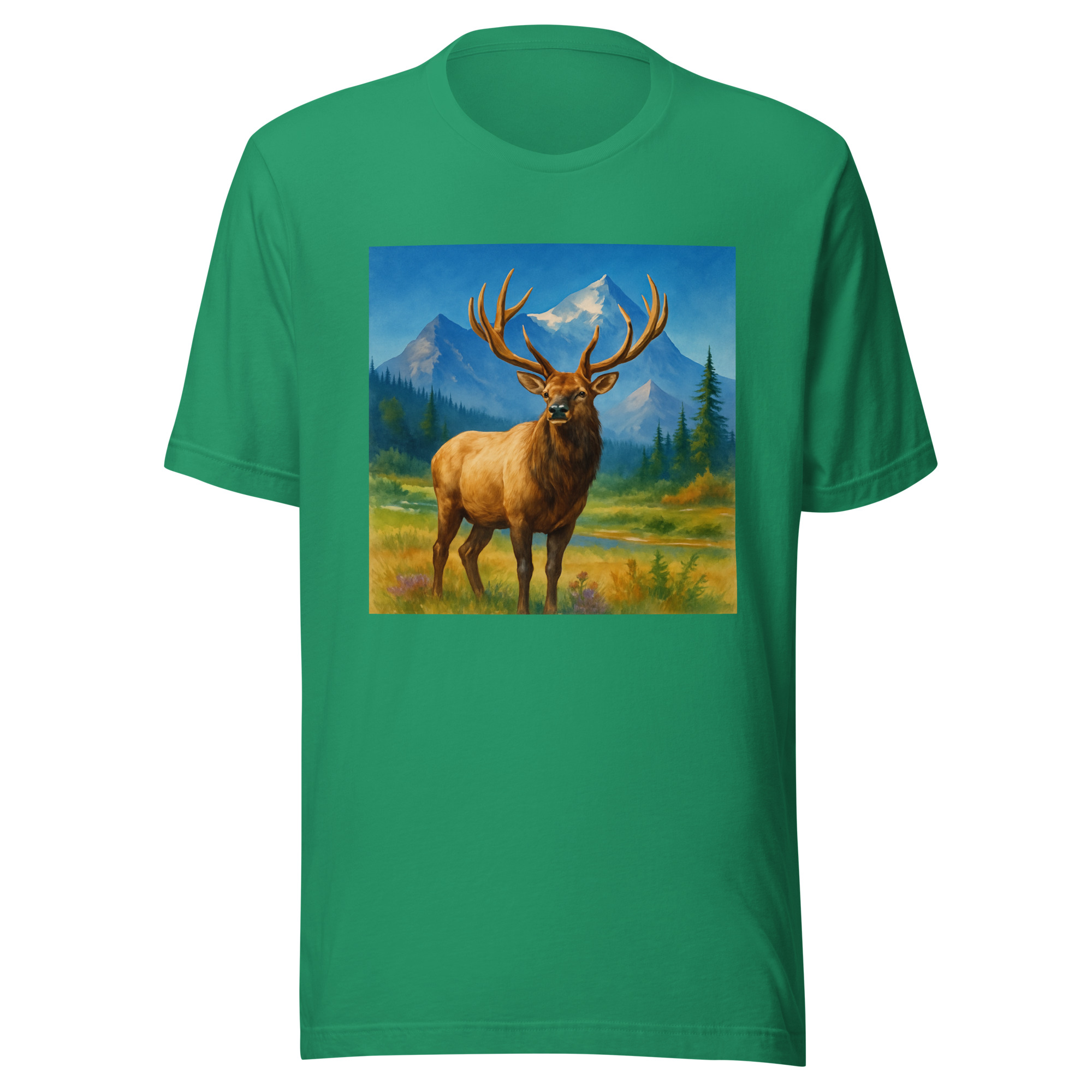 Majestic Elk Wilderness Tee – Premium Outdoor Wildlife Shirt (Bella + Canvas 3001) - Image 7