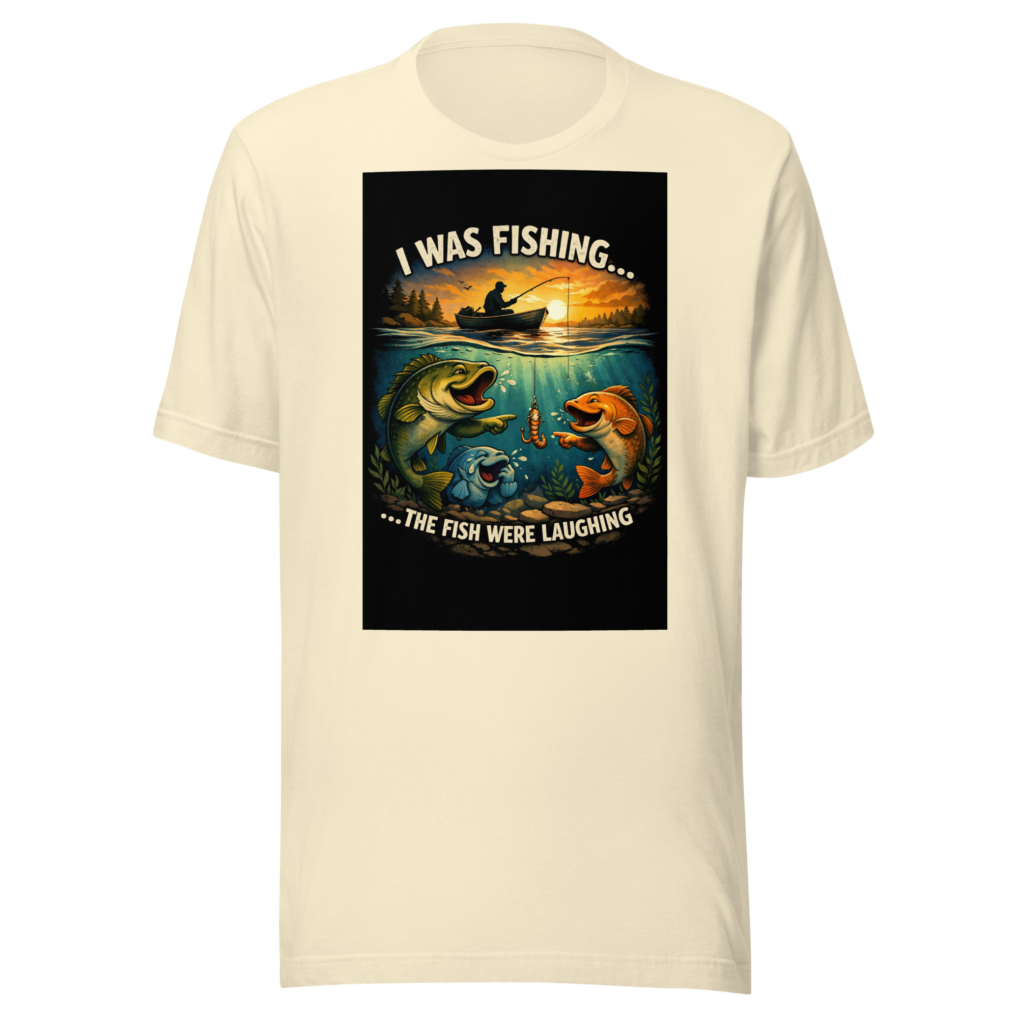 “I Was Fishing… The Fish Were Laughing” Funny Fishing T-Shirt - Image 8