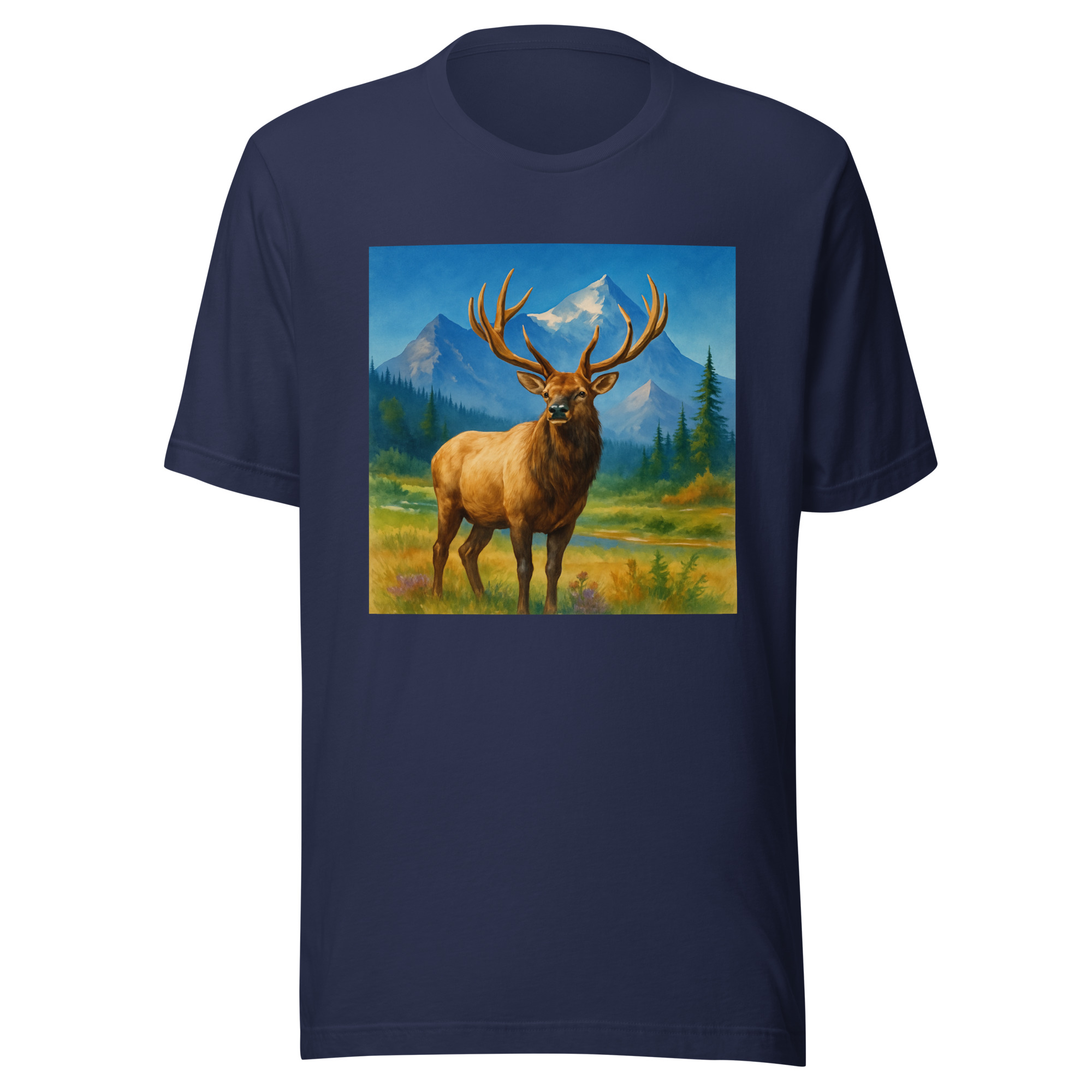 Majestic Elk Wilderness Tee – Premium Outdoor Wildlife Shirt (Bella + Canvas 3001) - Image 8