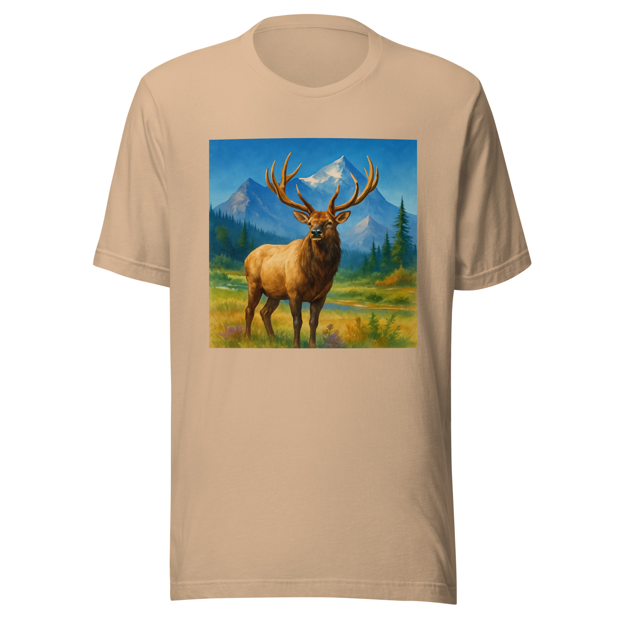 Majestic Elk Wilderness Tee – Premium Outdoor Wildlife Shirt (Bella + Canvas 3001) - Image 6
