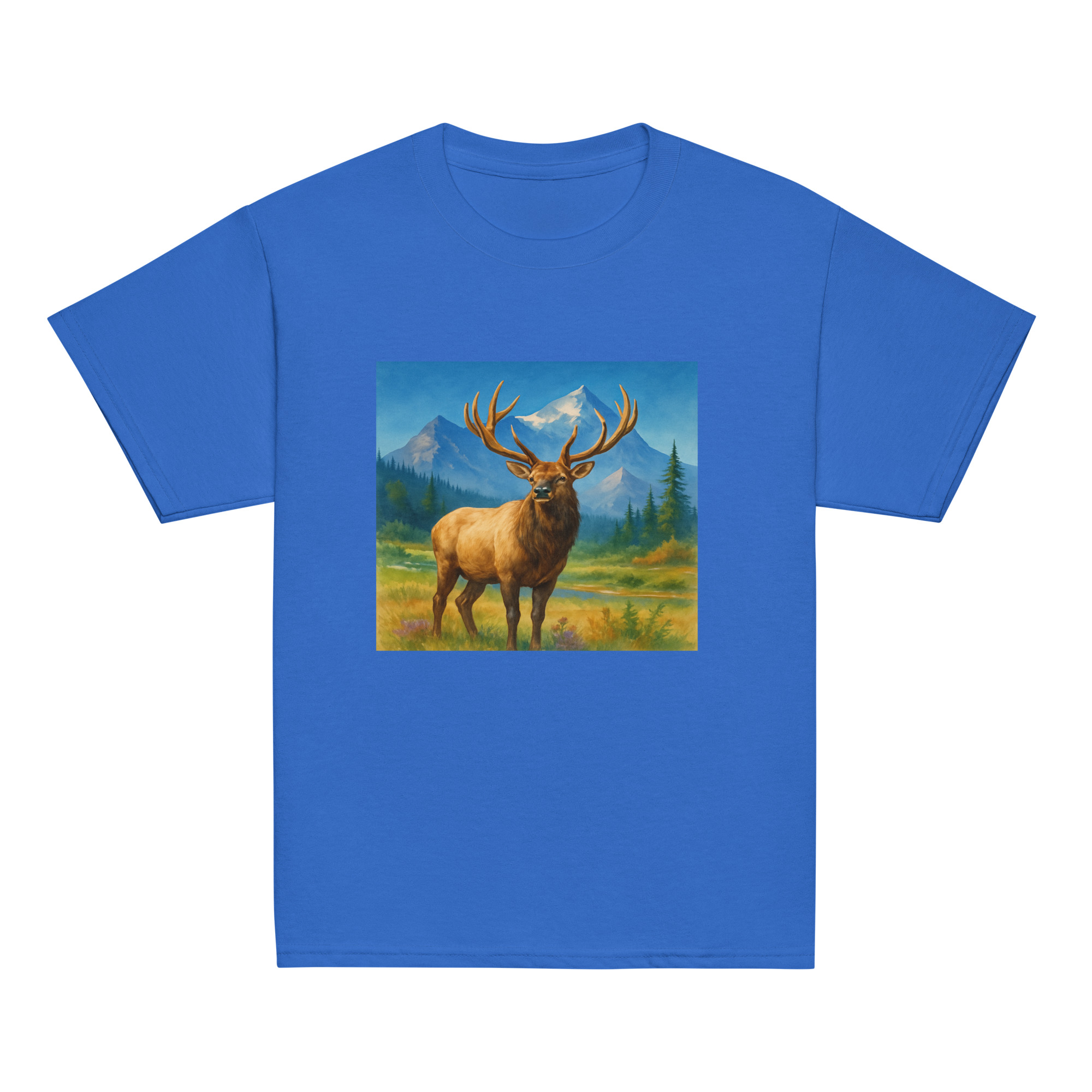 Majestic Elk Youth Classic Tee – Built for the Trail Ahead - Image 4