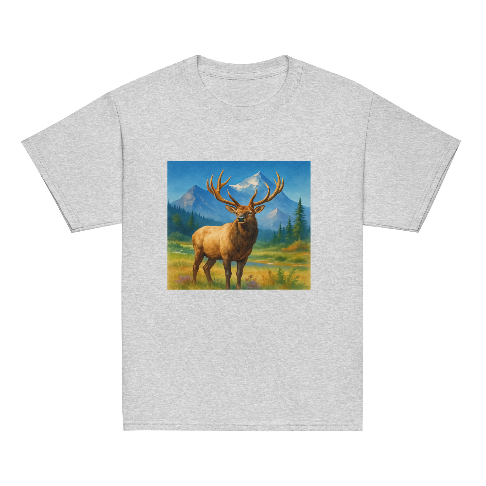 Majestic Elk Youth Classic Tee – Built for the Trail Ahead - Image 6