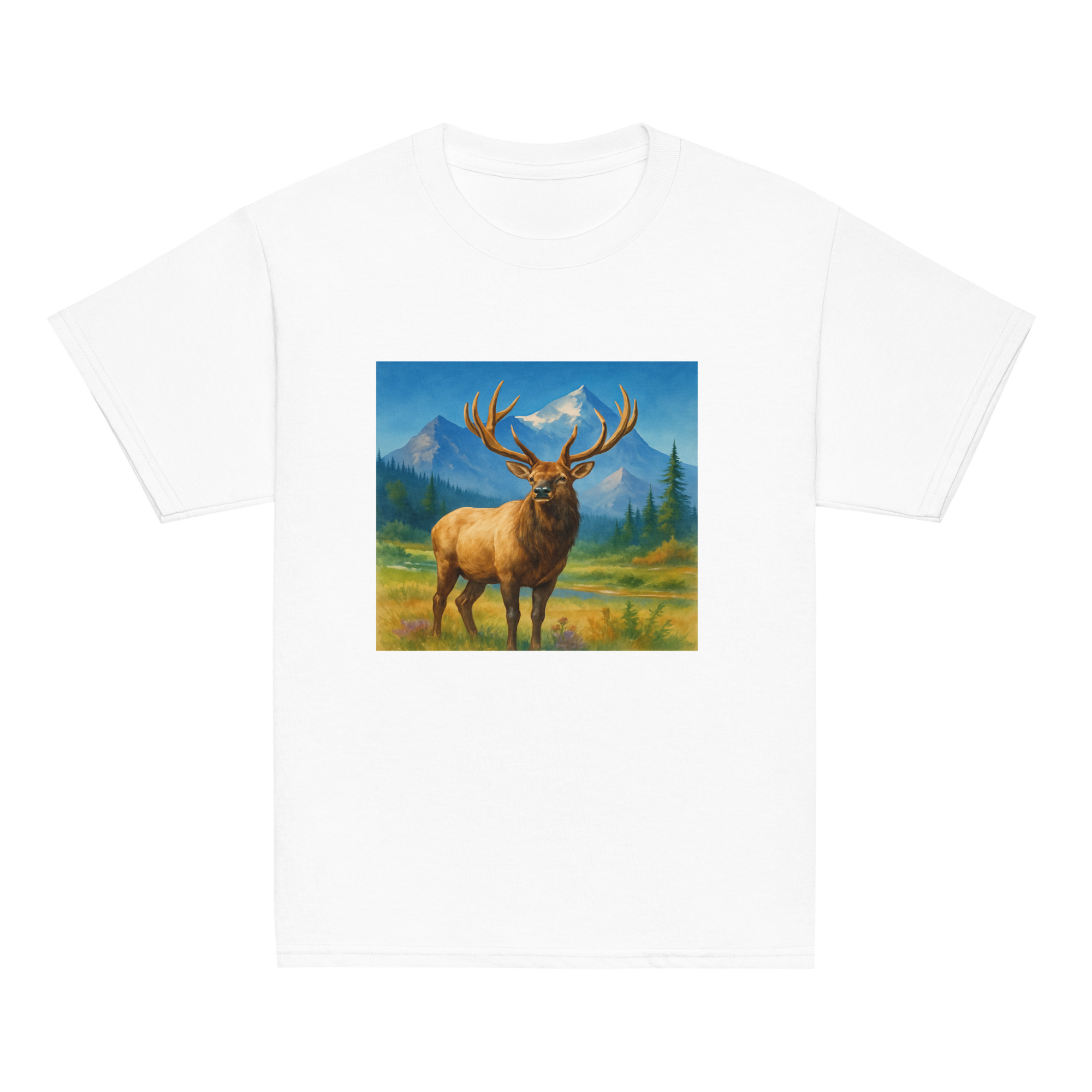 Majestic Elk Youth Classic Tee – Built for the Trail Ahead - Image 7