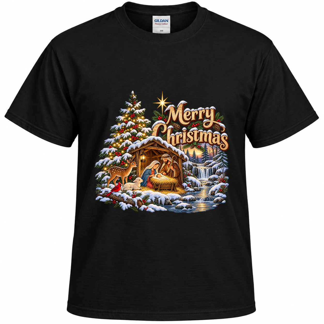 Merry Christmas – Nativity Scene T-Shirt